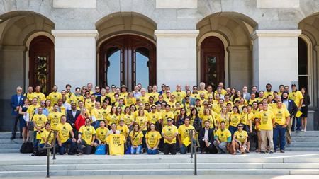 CALSEIA Staff and Members lobbying in Sacramento
