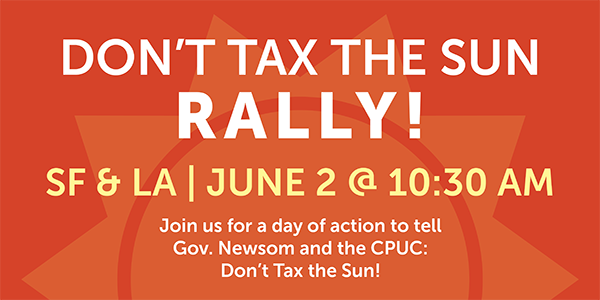 Rally to kill the solar tax